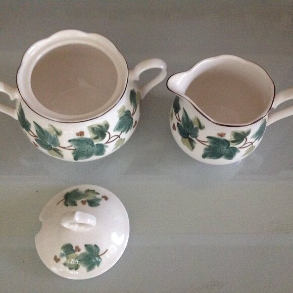 Vintage Nikko China Sugar & Creamer Discontinued Pattern - Picture 4 of 5